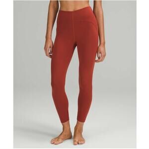Lululemon InStill High-Rise Tight 25" Legging Cayenne Red W5DJTS Yoga Size 4